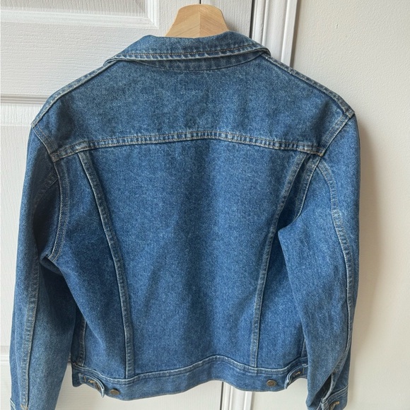 VTG Lee Riders Women's Denim Trucker Jacket Size: M - Picture 4 of 11